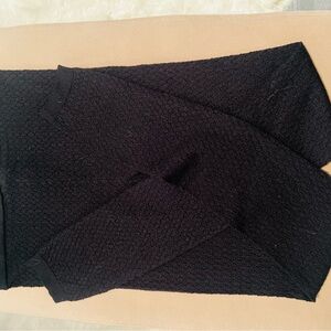 Black wool lace tights for a comfortable fit